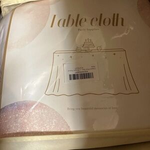 2 Pack White Spandex Table Clothes for 6 Foot Rectangle Tables, 6FT Wrinkle Free